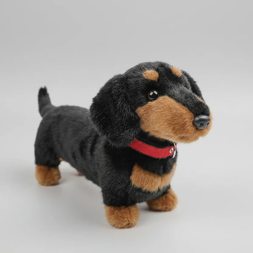 Longhaired Dachshund Plush Toy
