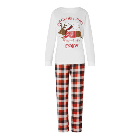 Dachshund Family Christmas Pajamas