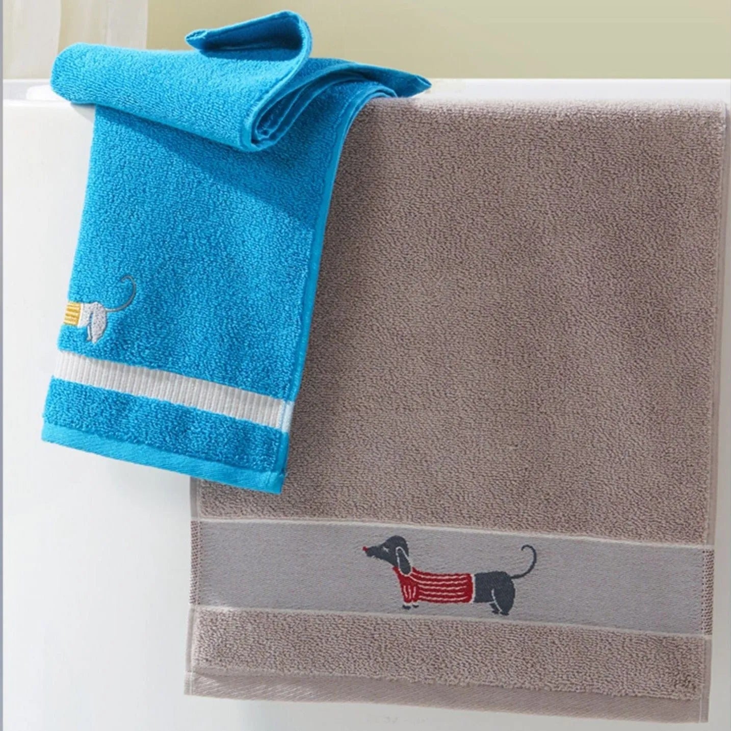 Dachshund Bath Towels Set The Doxie World