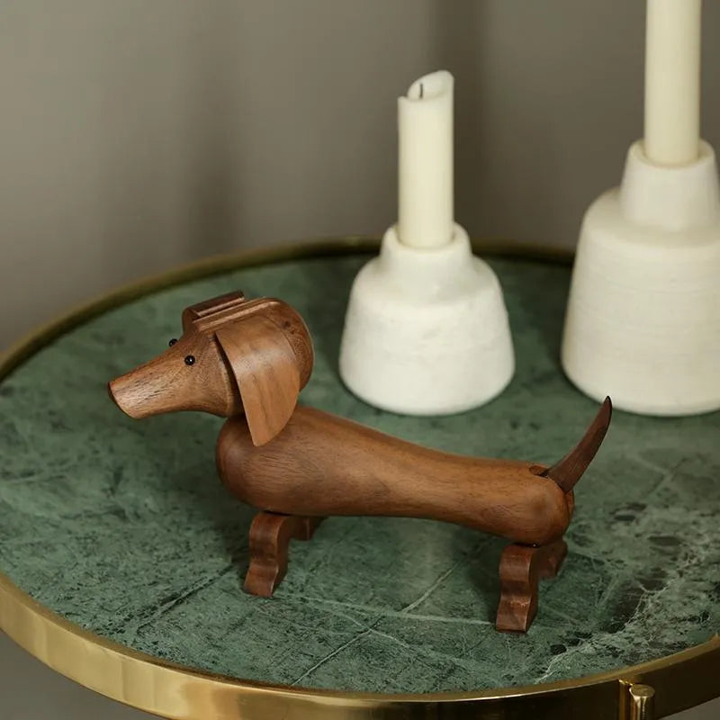 Dachshund Wooden Sculpture The Doxie World