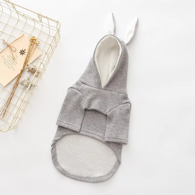 Rabbit Ears Hooded Dog Sweater The Doxie World