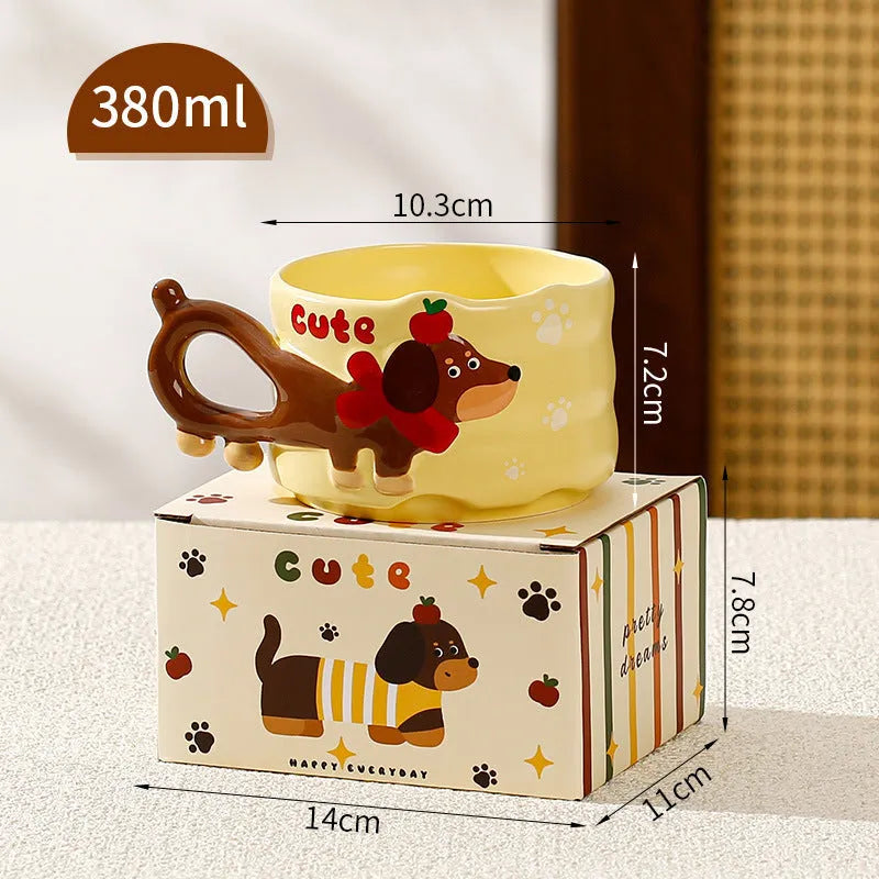 Winter Dachshund Mug