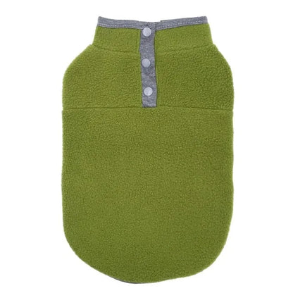 2-Color Fleece Dachshund Sweater Green / XS The Doxie World