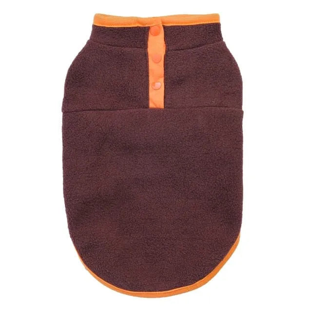 2-Color Fleece Dachshund Sweater Coffee / XS The Doxie World