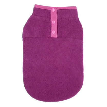 2-Color Fleece Dachshund Sweater Purple / XS The Doxie World