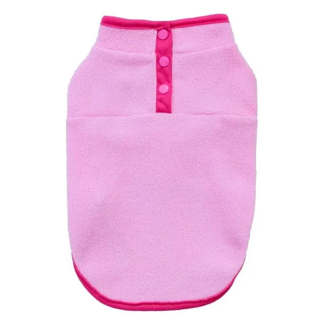 2-Color Fleece Dachshund Sweater Pink / XS The Doxie World
