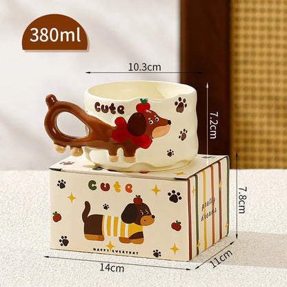 Winter Dachshund Mug