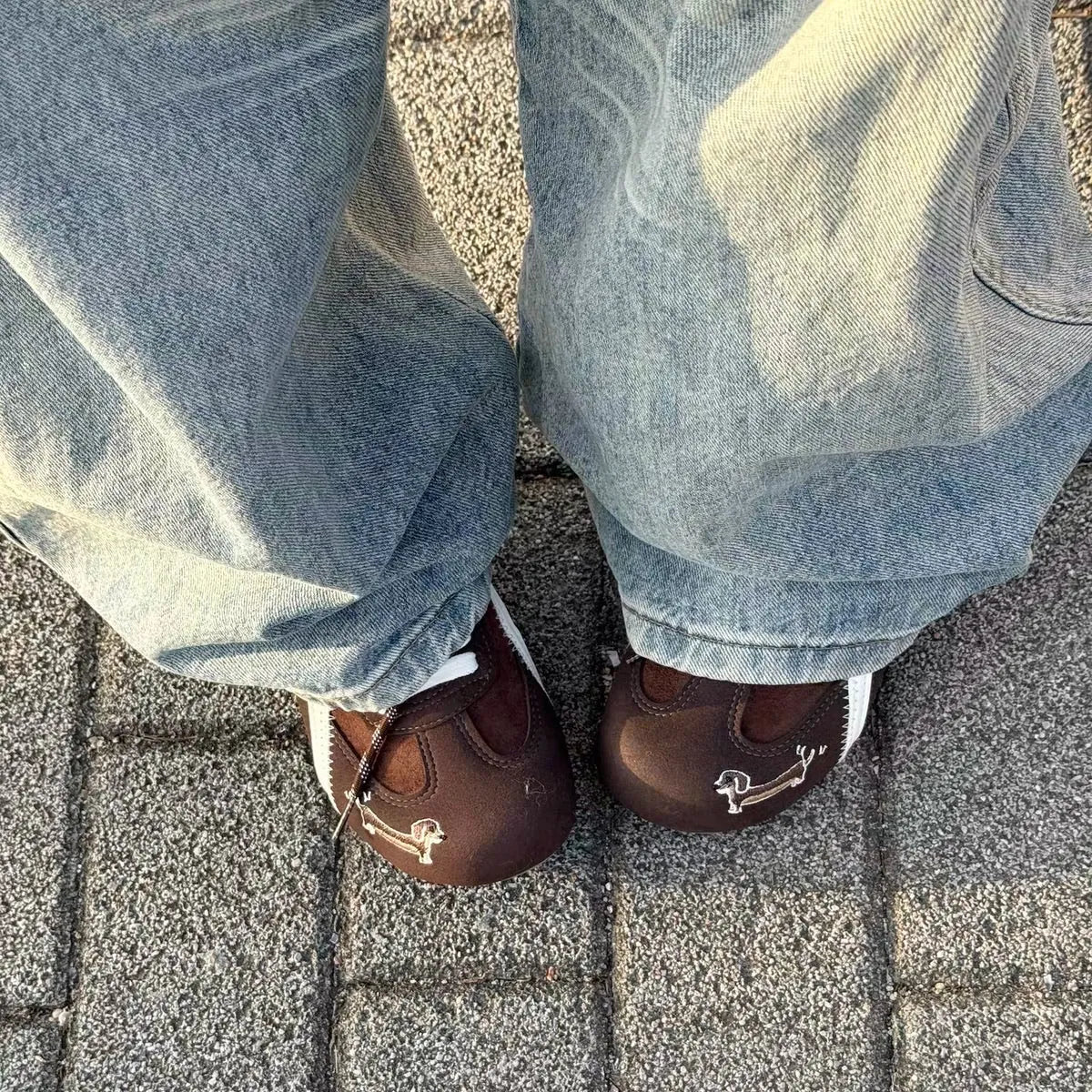 Dachshund Plush Sneakers