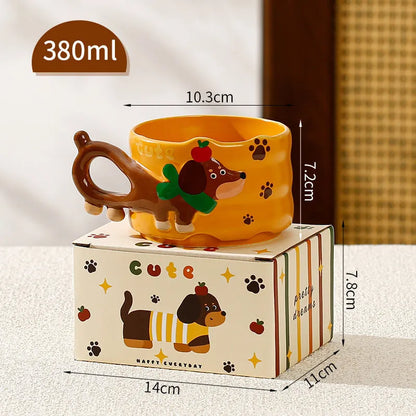 Winter Dachshund Mug