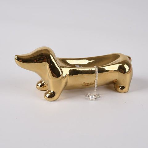 Luxury Dachshund Jewelry Tray