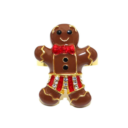 6-pc Set Dachshund Napkin Rings Dark Cookie The Doxie World