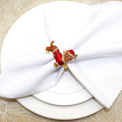 6-pc Set Dachshund Napkin Rings The Doxie World
