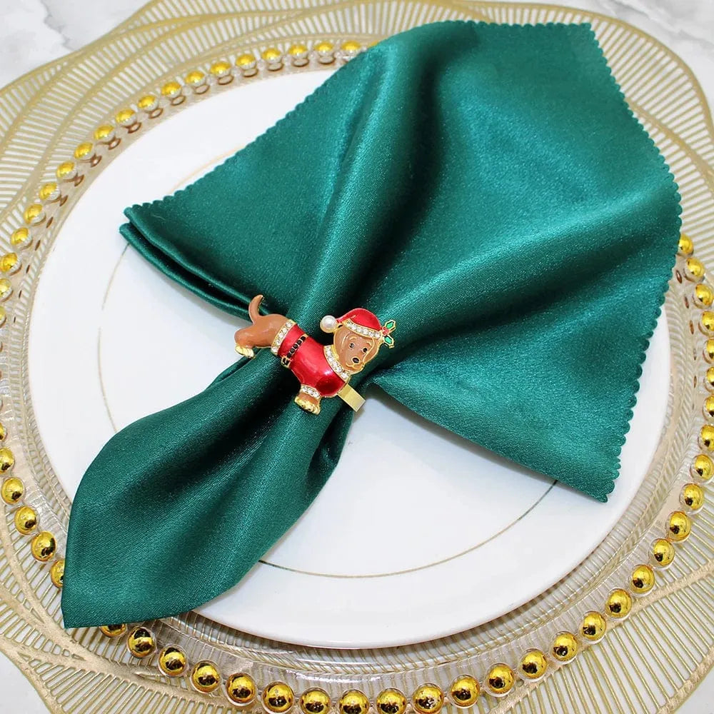 6-pc Set Dachshund Napkin Rings The Doxie World
