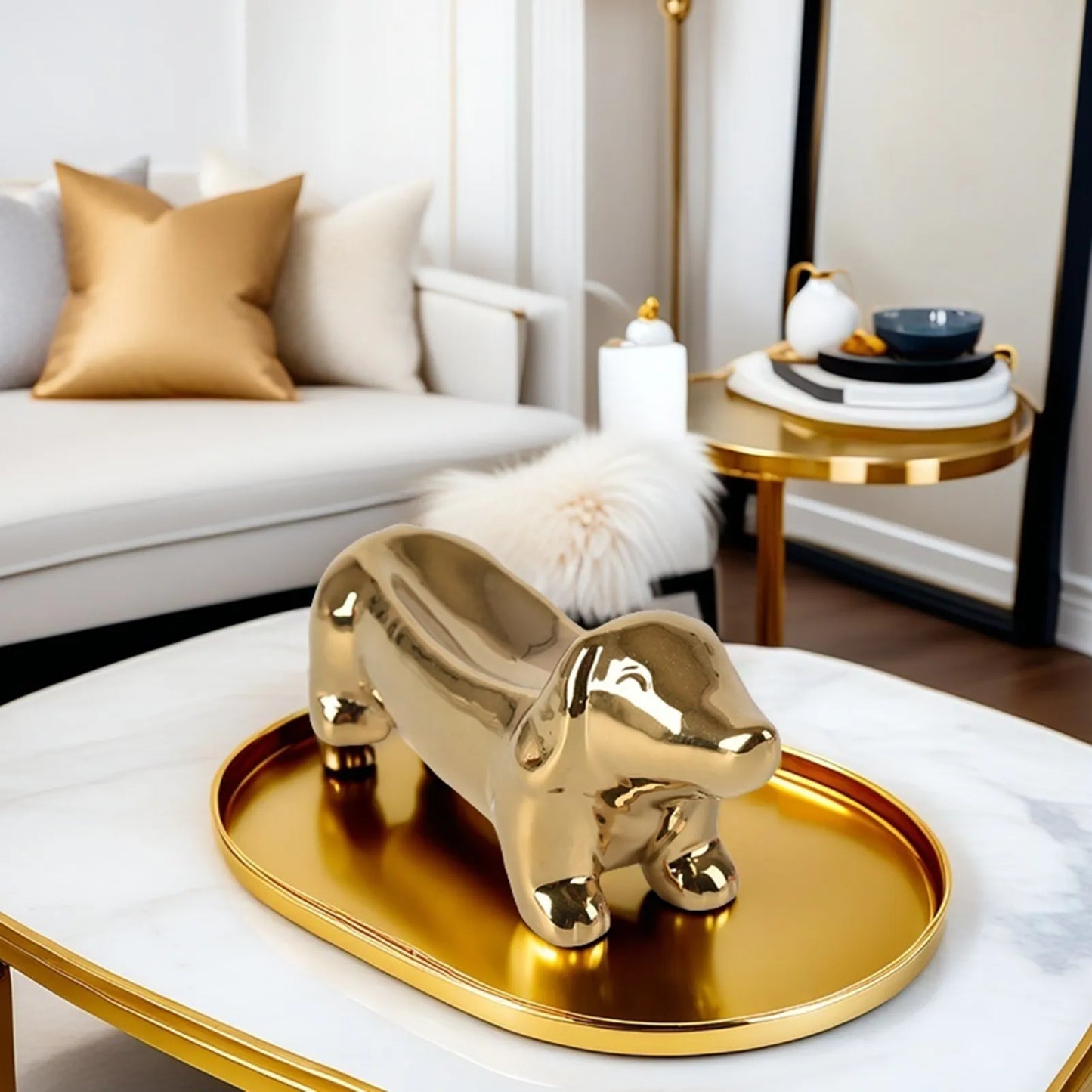 Luxury Dachshund Jewelry Tray