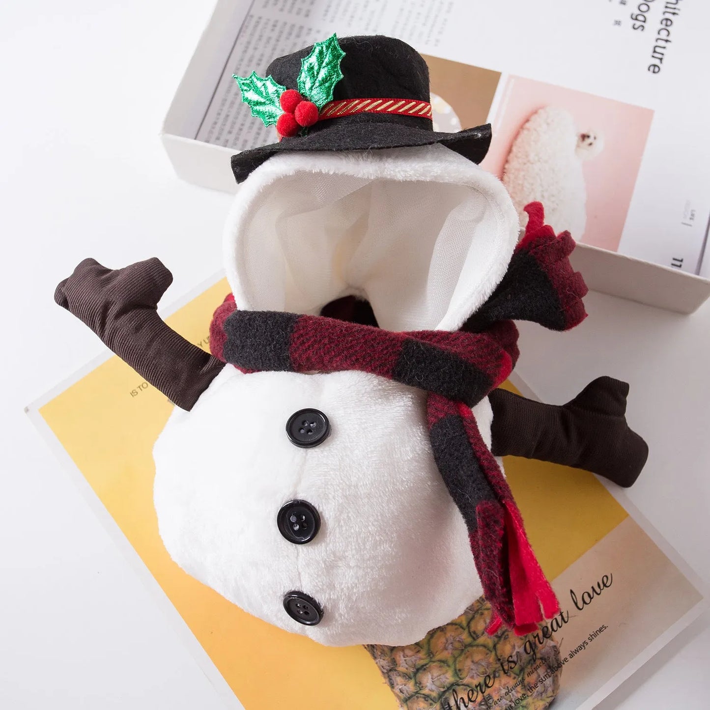 Snowman Dachshund Dog Costume