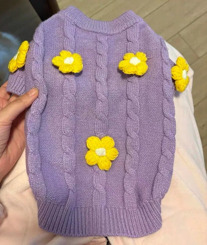 Wiener Dog Purple Sweater