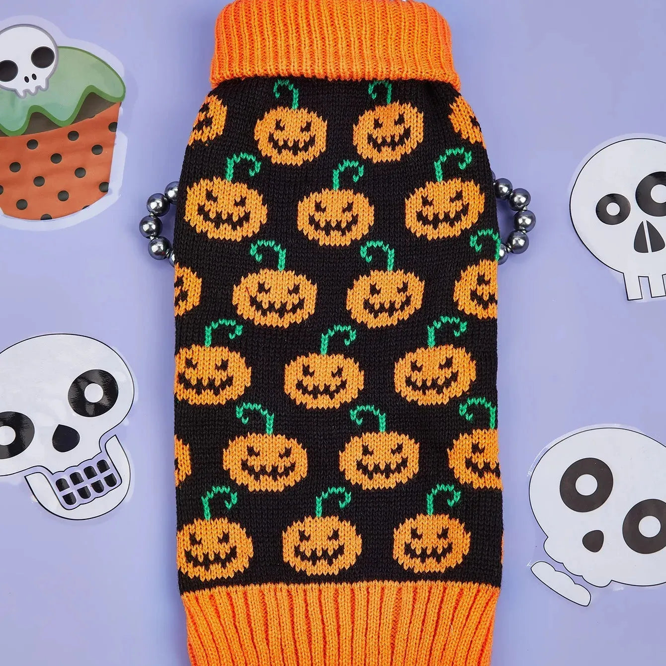 Pumpkins Wiener Dog Sweater