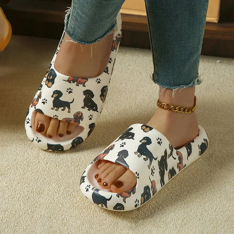 Summer Dachshund Slides