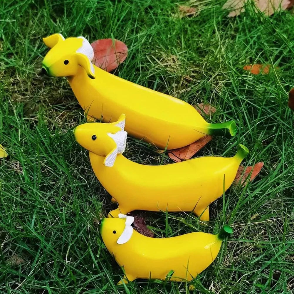 Banana Dachshund Figurines The Doxie World