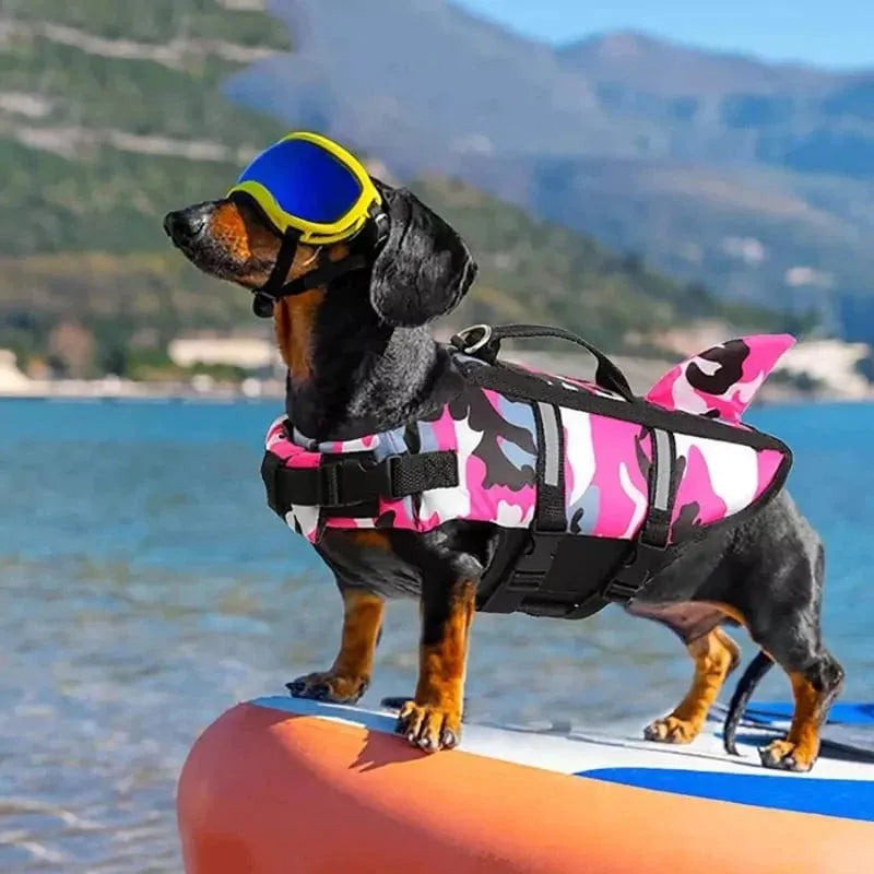 Camouflage Dachshund Life Vest Pink / XS The Doxie World