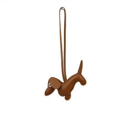 Coco Dachshund Keychain Brown The Doxie World