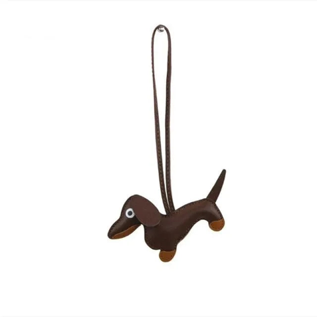 Coco Dachshund Keychain Chocolate & Tan The Doxie World