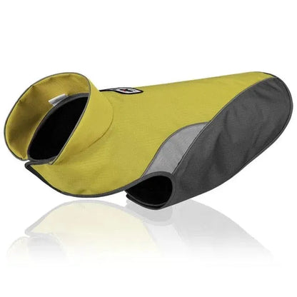 Color Block Reflective Dachshund  Coat Green / XS The Doxie World