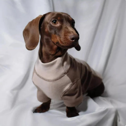 Color-blocked Dachshund Shirt The Doxie World