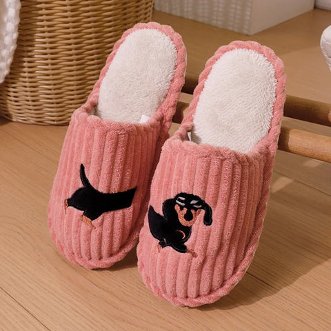 Corduroy Dachshund Slippers The Doxie World