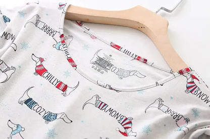 Cozy Dachshund Pajamas And Nightgown The Doxie World