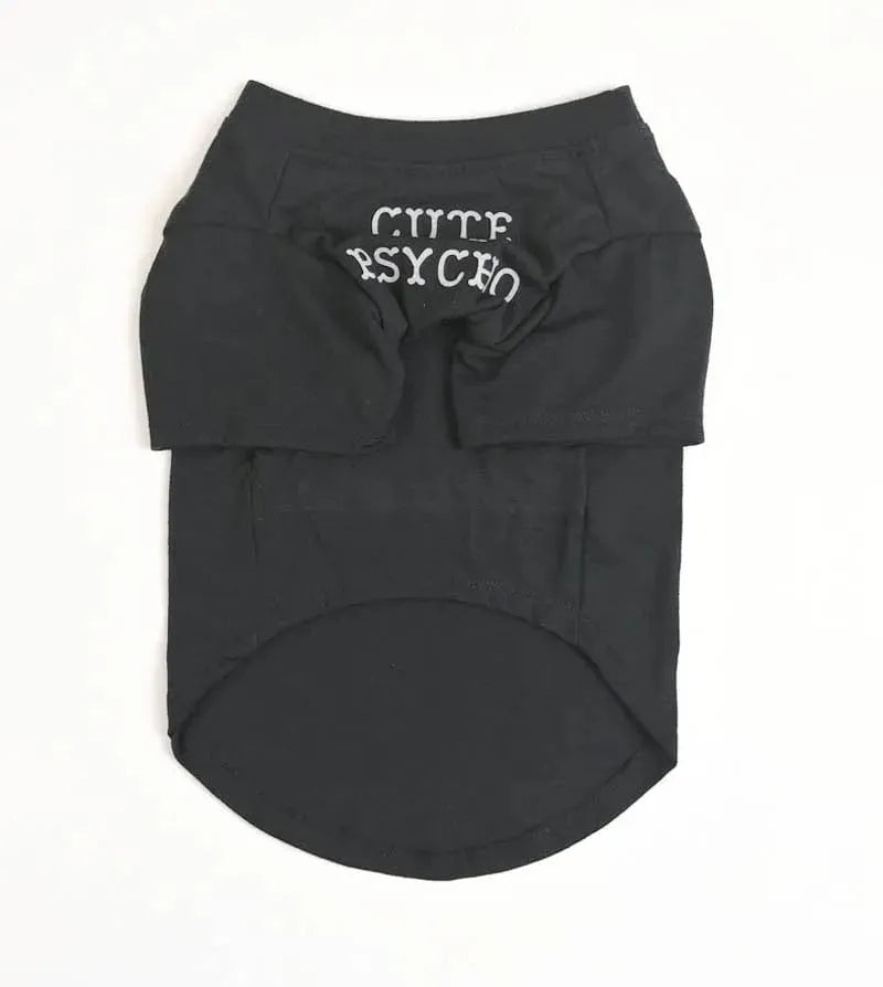 ''Cute But Psycho'' - Graphic Dog T-Shirt The Doxie World