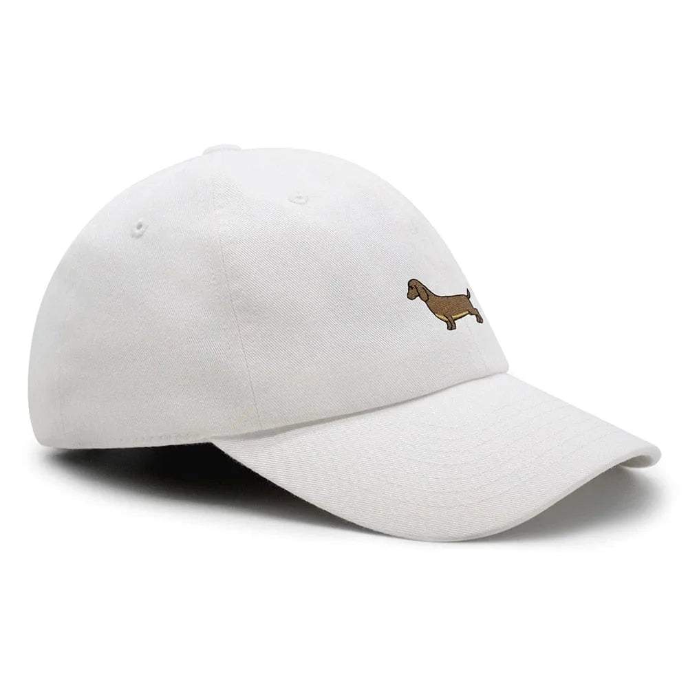 Dachshund Baseball Cap White / M The Doxie World