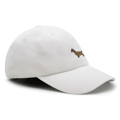Dachshund Baseball Cap White / M The Doxie World