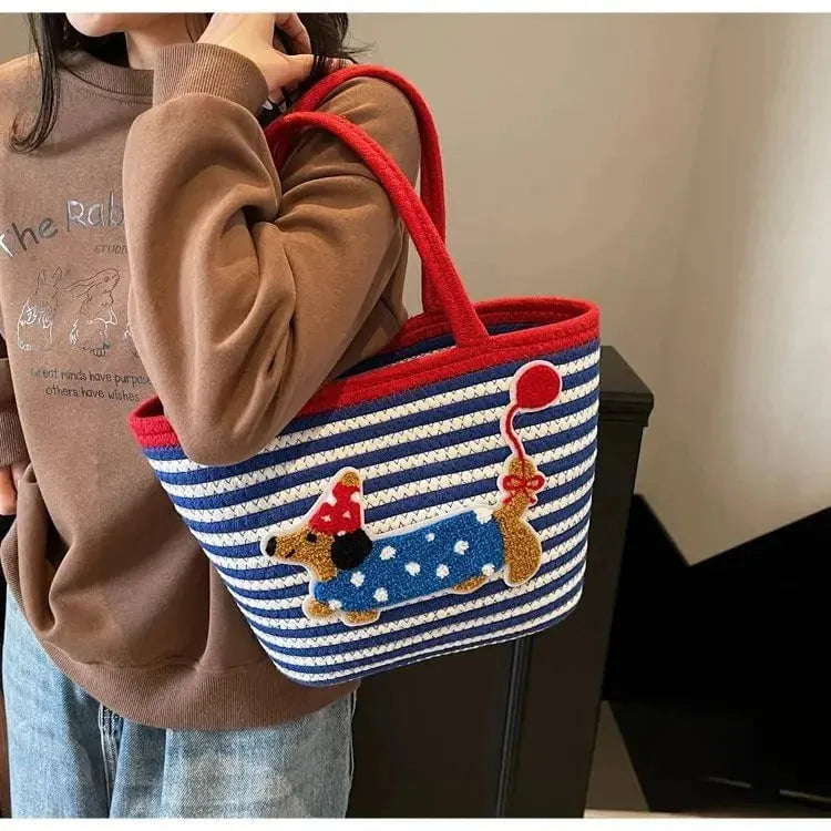 Dachshund basket Bag The Doxie World