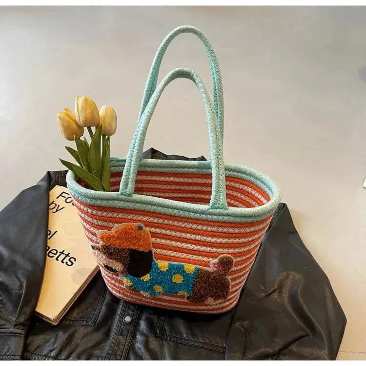 Dachshund basket Bag The Doxie World