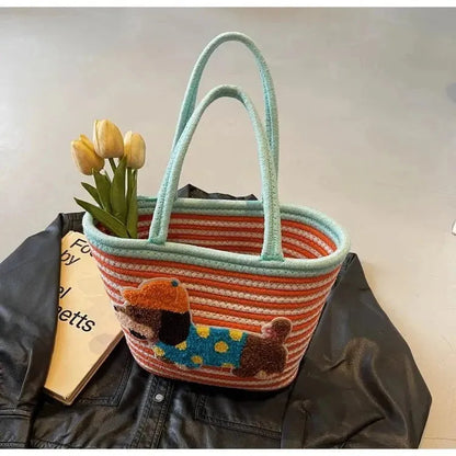 Dachshund basket Bag The Doxie World