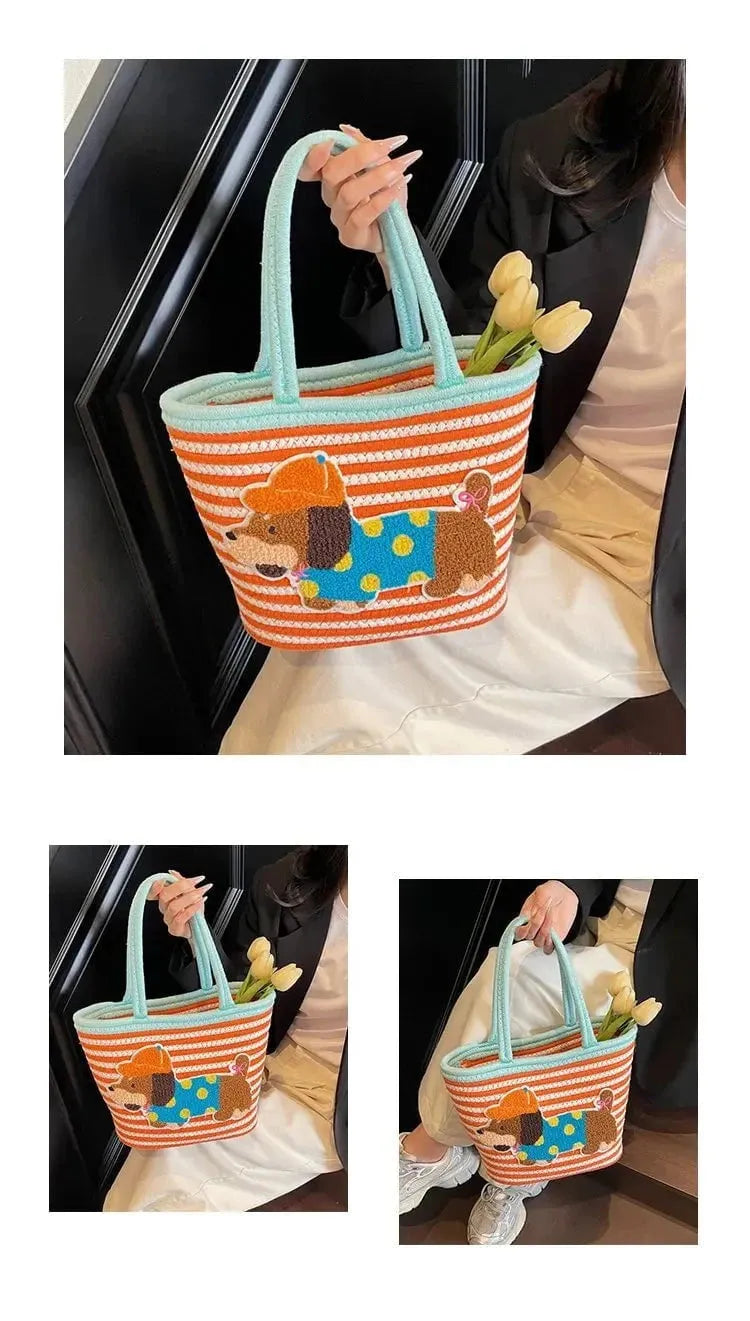 Dachshund basket Bag The Doxie World