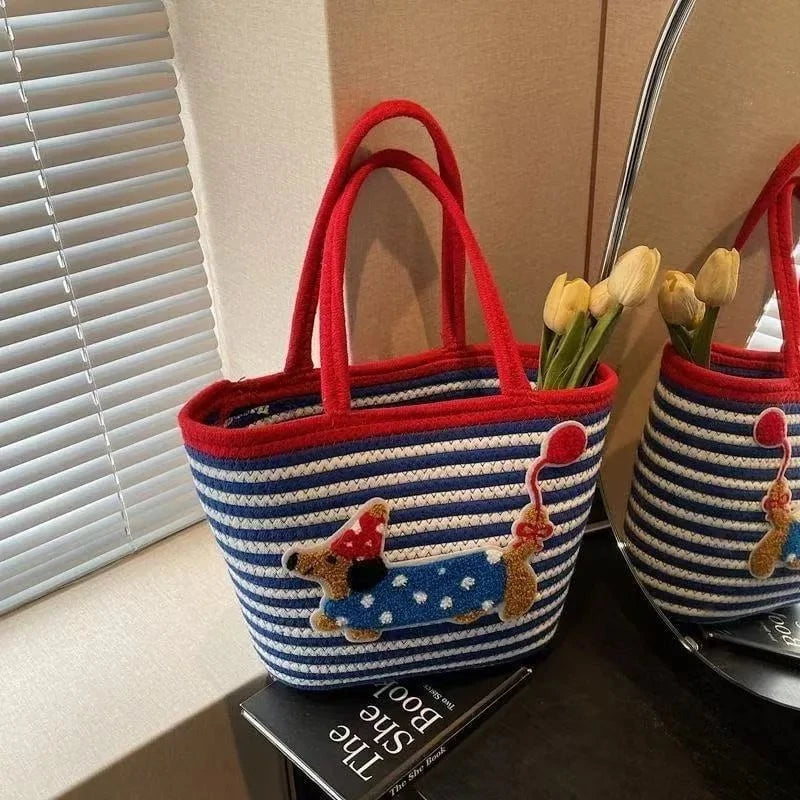 Dachshund basket Bag The Doxie World