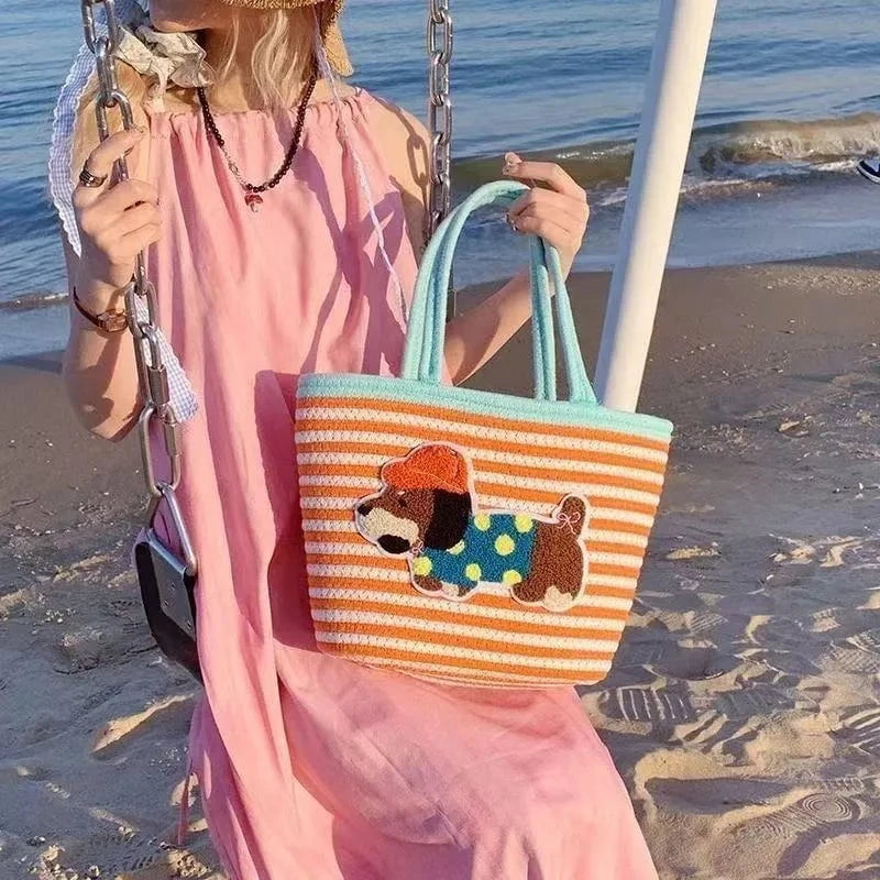 Dachshund basket Bag The Doxie World