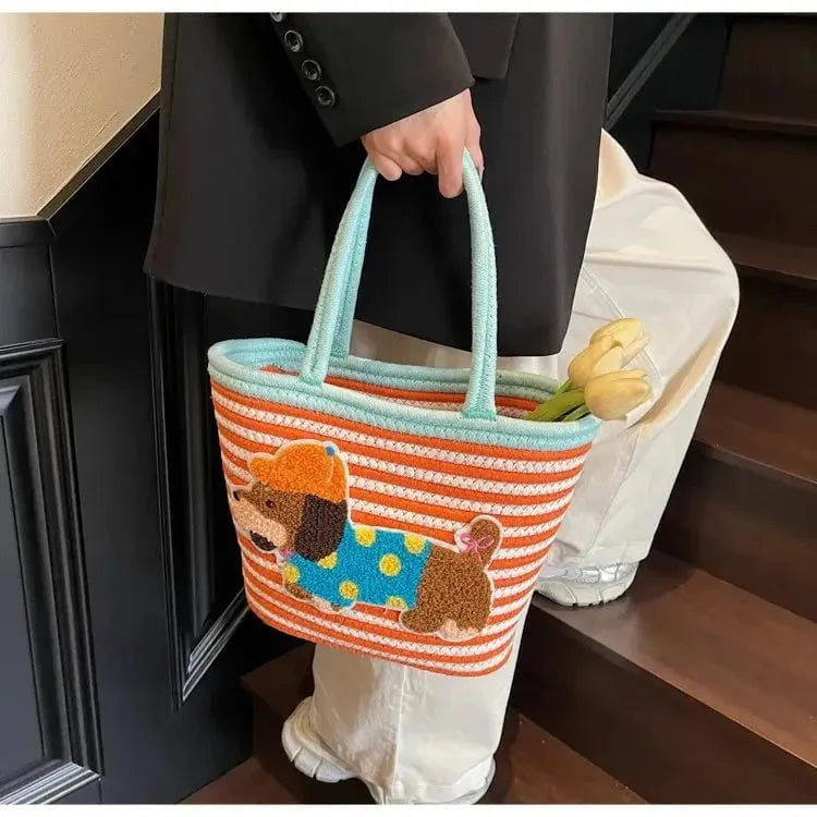 Dachshund basket Bag The Doxie World
