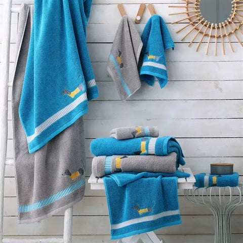Dachshund Bath Towels Set The Doxie World