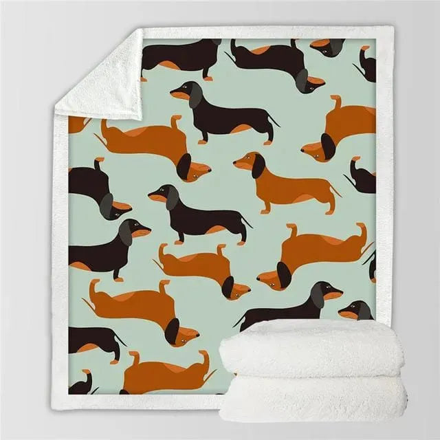 Dachshund Blanket The Doxie World