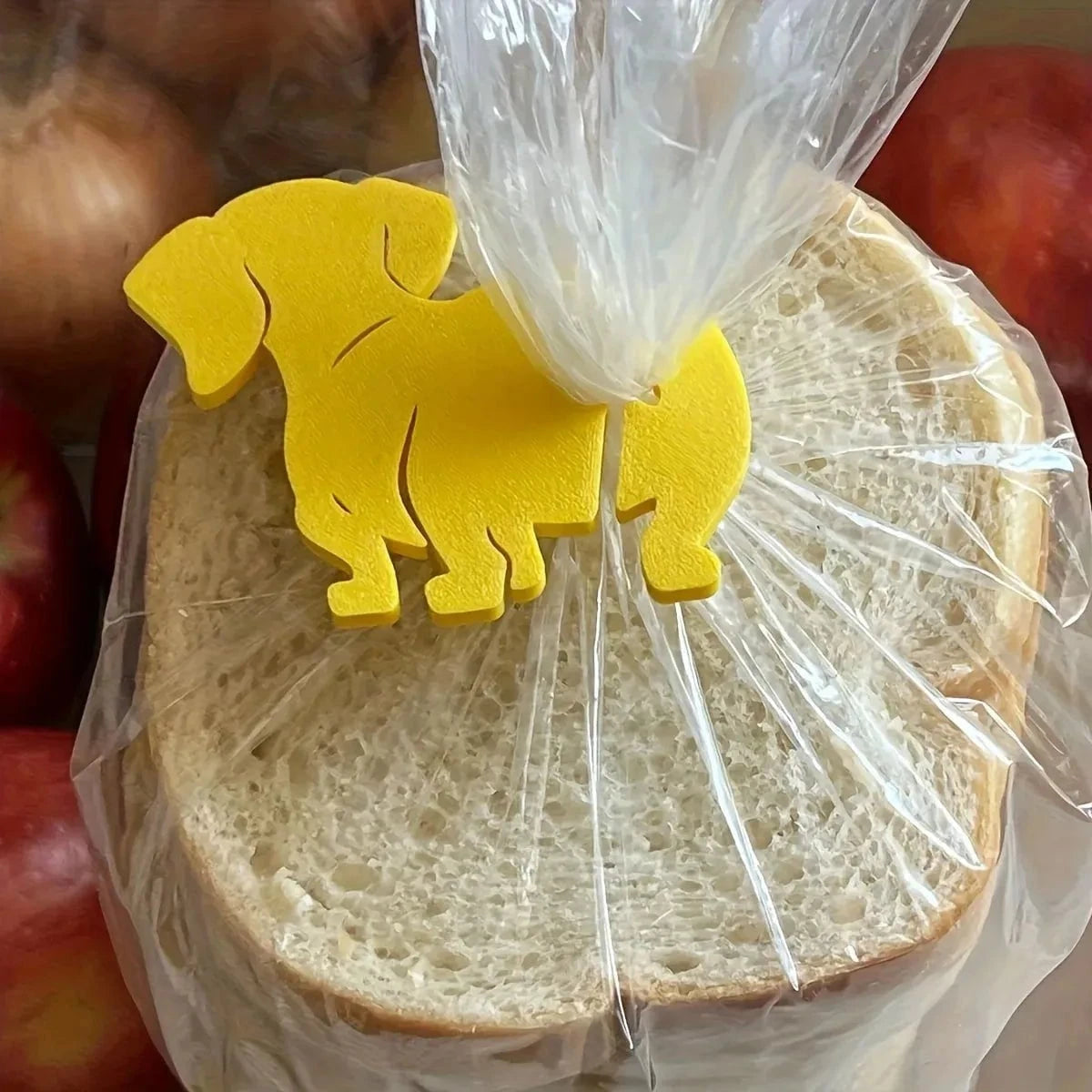 Dachshund Bread Bag Clip Yellow / 3-piece set The Doxie World