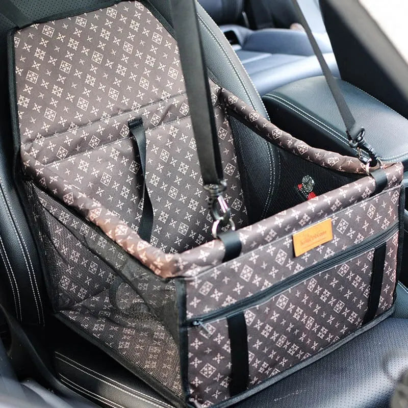 Dachshund Car Seat brown / 40x32x24cm The Doxie World