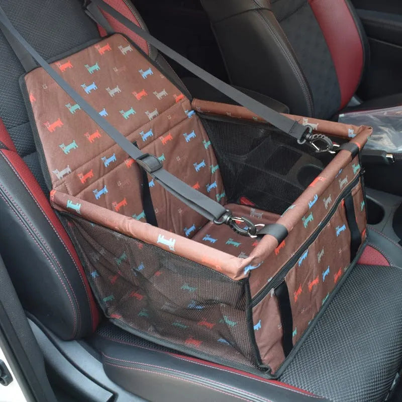 Dachshund Car Seat Brown dogs print / 40x32x24cm The Doxie World
