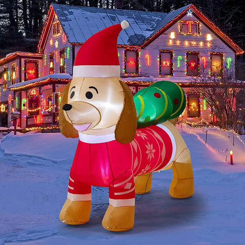 Dachshund Christmas Inflatable The Doxie World