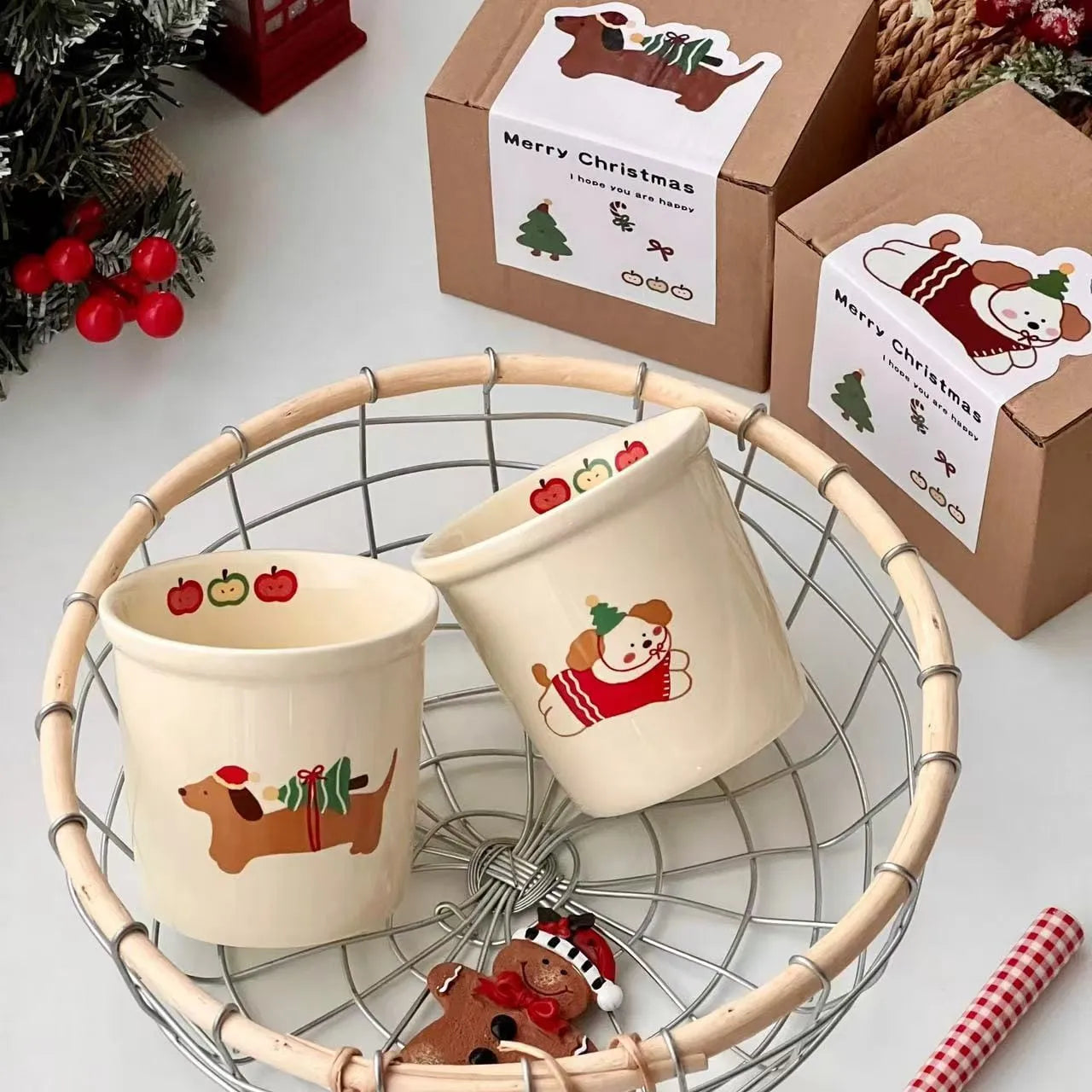 Dachshund Christmas Mug The Doxie World