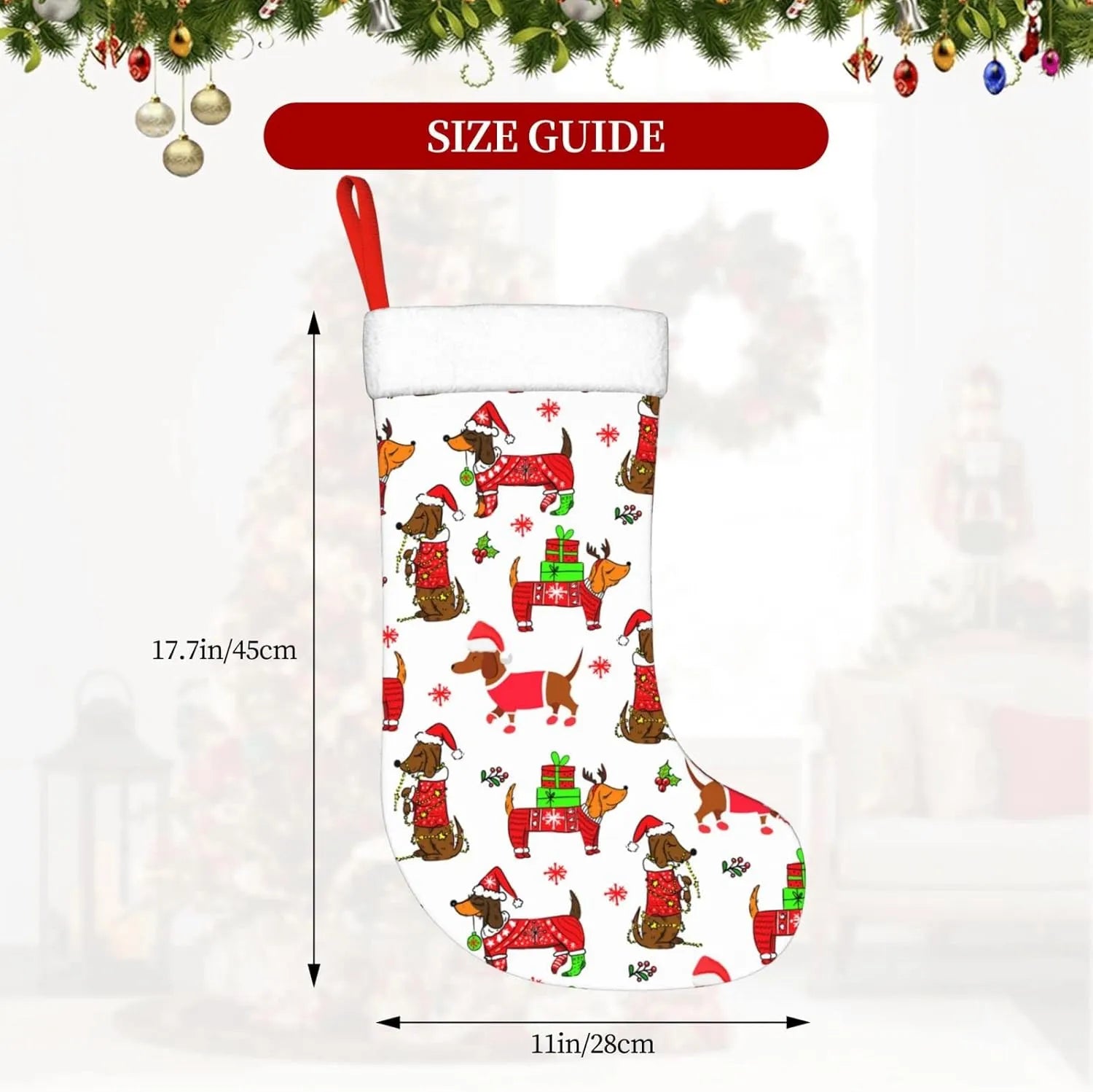 Dachshund Christmas Stocking The Doxie World
