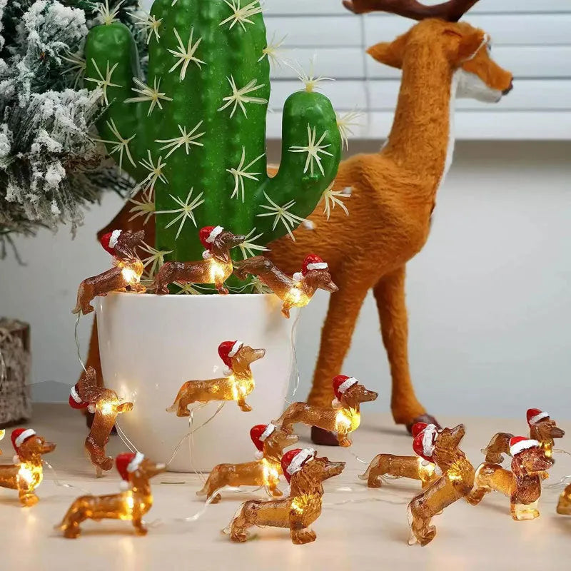 Dachshund Christmas String Lights The Doxie World