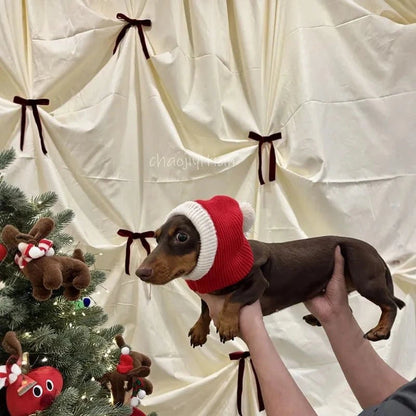 Dachshund Christmas Sweater and Hat The Doxie World